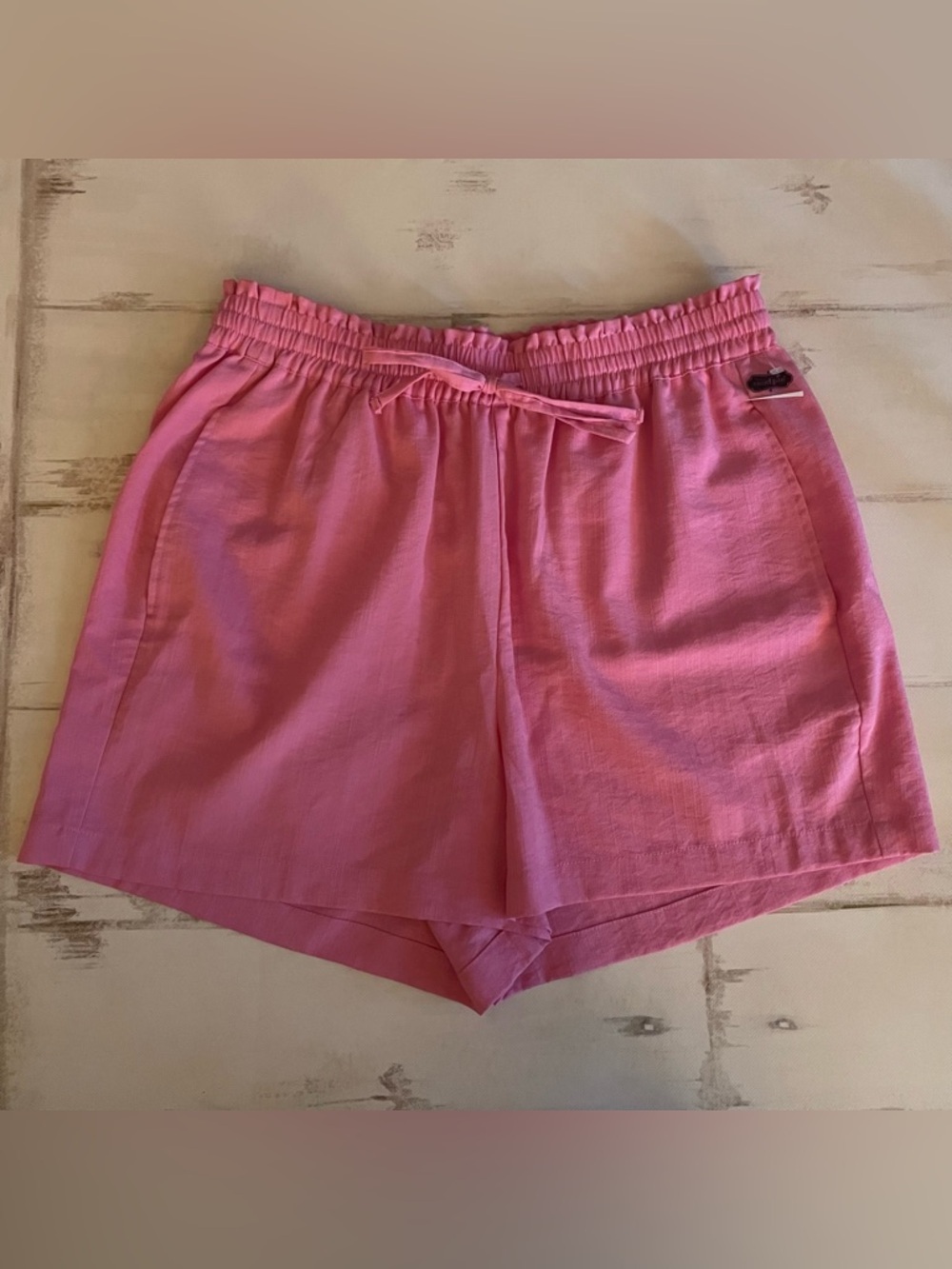 Mud Pie Lyra Pull On Shorts Pink